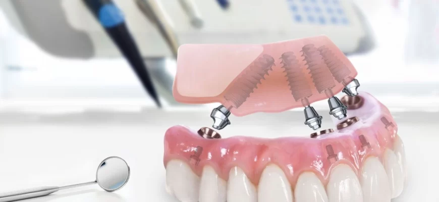 Имплантация зубов по технологии «all on 4»